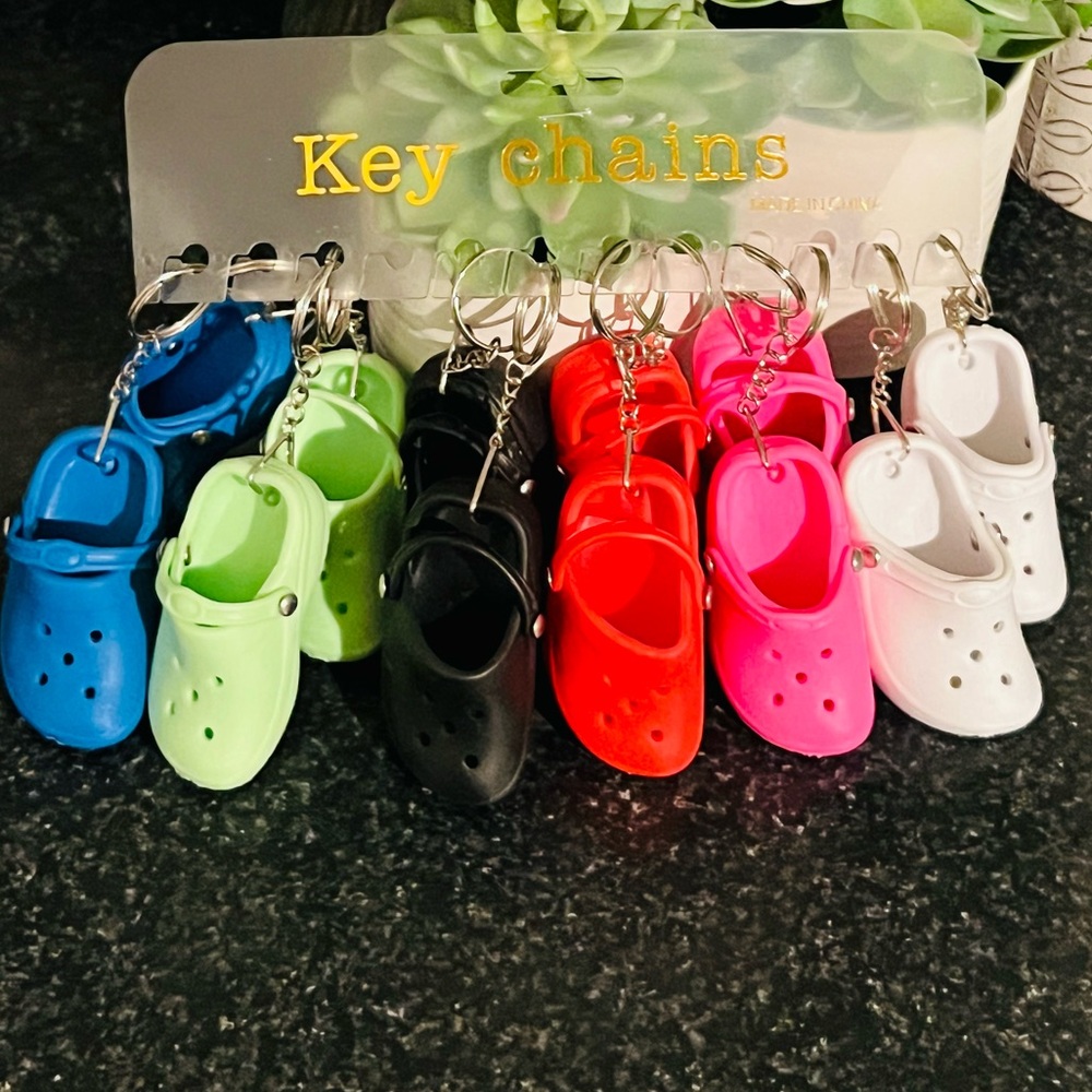 Key Chain $13 Each Croc Style  Pick Your Color New